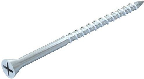 OBO Bettermann Senkkopfschraube mit Kreuzschlitz Phillips aus verzinktem Stahl in Silber, Durchmesser: 4,5 mm, Länge: 80 mm, 50 Stück - Bild 1