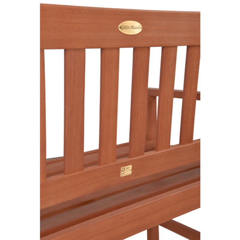 Garden Pleasure Bank PROMOTION 2-Sitzer aus Akazienholz in Braun, B/H/T: 110 x 86 x 56 cm - Bild 4