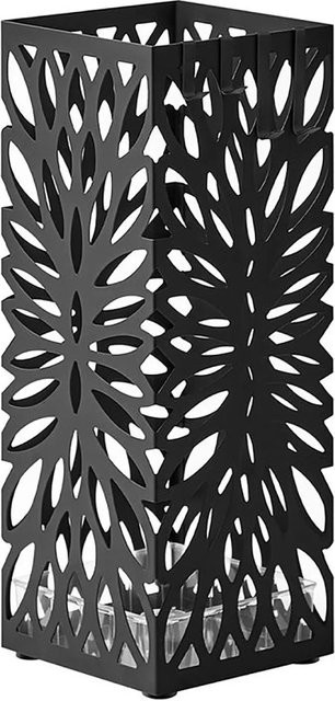 Songmics Schirmständer Patsy aus Stahl in Schwarz B/T/H: 15,5 x 15,5 x 41 cm - Bild 1