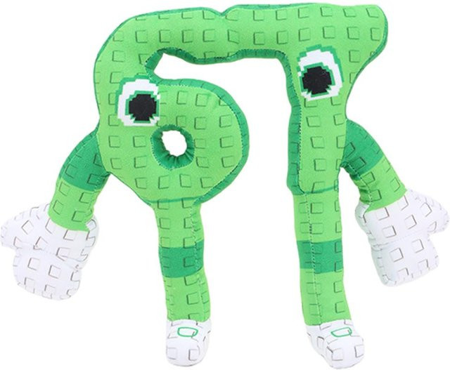 Yiran toy Steal A Brainrot Grün Nr. 67, Plüschtier, 24cm, ab 3 Jahre - Bild 1