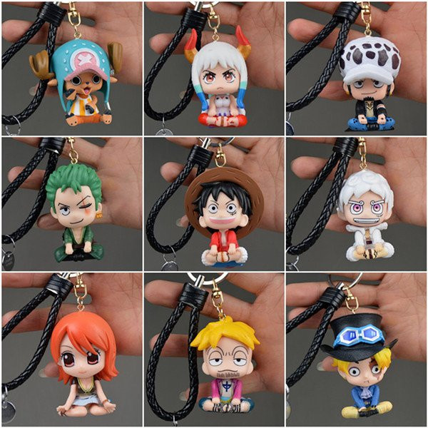 Bandai One Piece Nika Luffy Schlüsselanhänger, Cartoon-Puppe - Bild 1