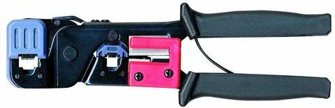 Bernstein Tools 3-0605 Crimpzange für Modularstecker RJ11, RJ12, RJ45 in Multicolor - Bild 1