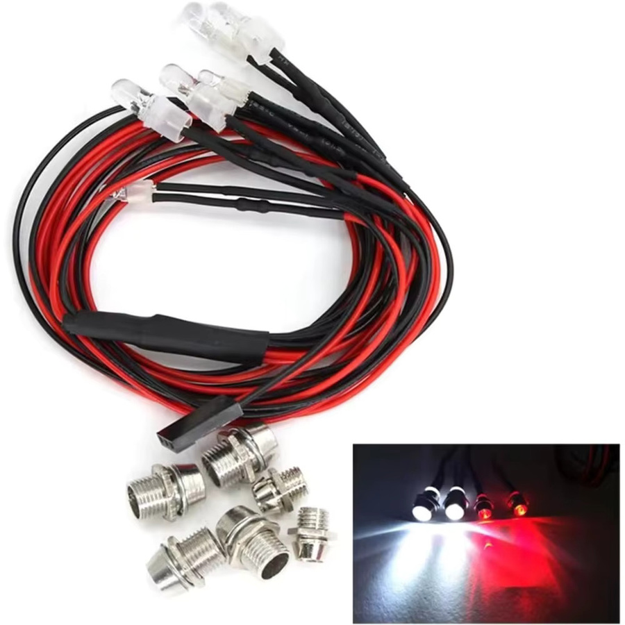 HobbyCorki RC LED-Leuchten Nachtscheinwerfer, Upgrade-Teile - Bild 4