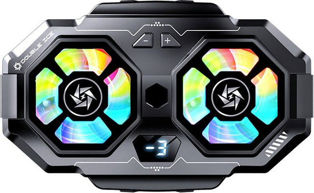 Techsuit SL22 Gaming-Telefon-Kühler mit USB-C Anschluss, Schwarz - Bild 1