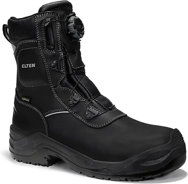 Elten Sicherheitswinterstiefel Joschi Boa GTX ESD S3 Ci aus Rindleder in Schwarz, Größe 39 - Bild 1