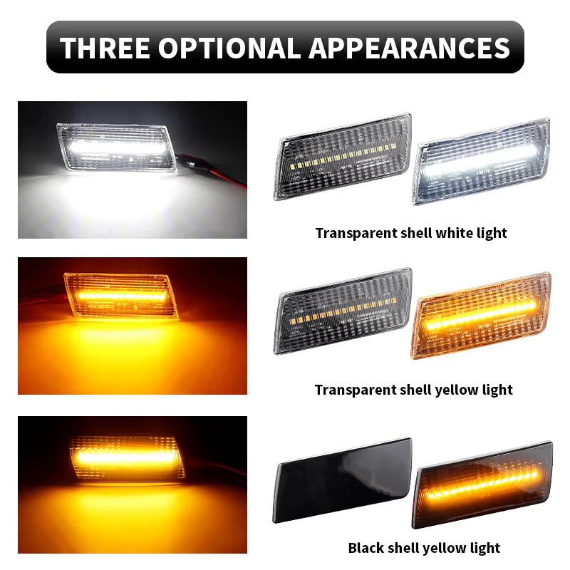 2er-Set LED Seitenmarkierungsleuchten für Chrysler 300 und 300C (2005-2010), Front Stoßstange Blinker Zubehör, OEM: 4805860AA, Marke SAARMAT - Bild 5