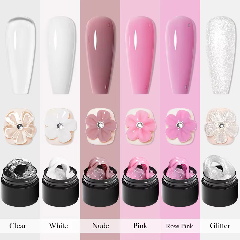 MEET ACROSS Gel Nagellack, Transparent, Glänzend - Bild 2