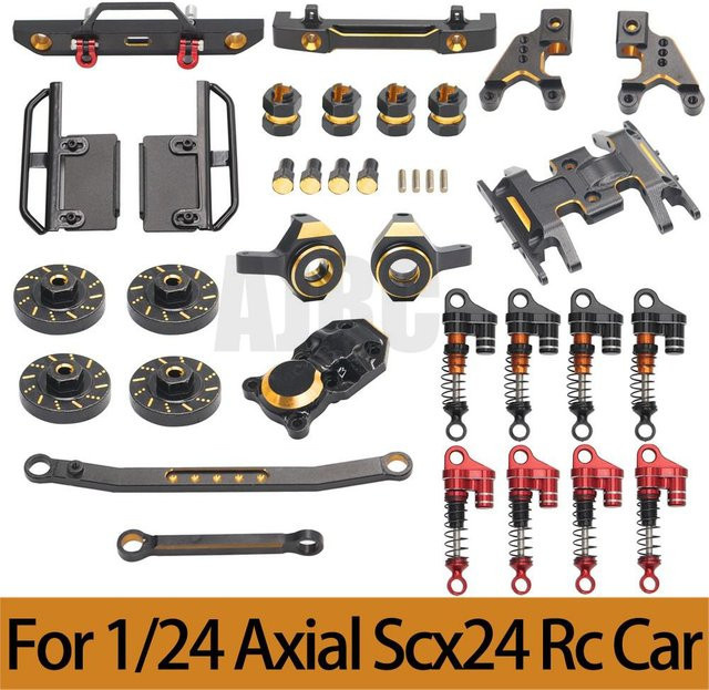Axial Achsgehäuse Servoständer Getriebehalterung Gehäuse Chassis Links Lenkbecher 1/24 Crawler Car - Bild 1