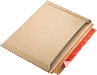 ColomPac Wellpapp-Versandtaschen C4 quer in Braun mit selbstklebendem Verschluss, 20 Stück - Bild 1