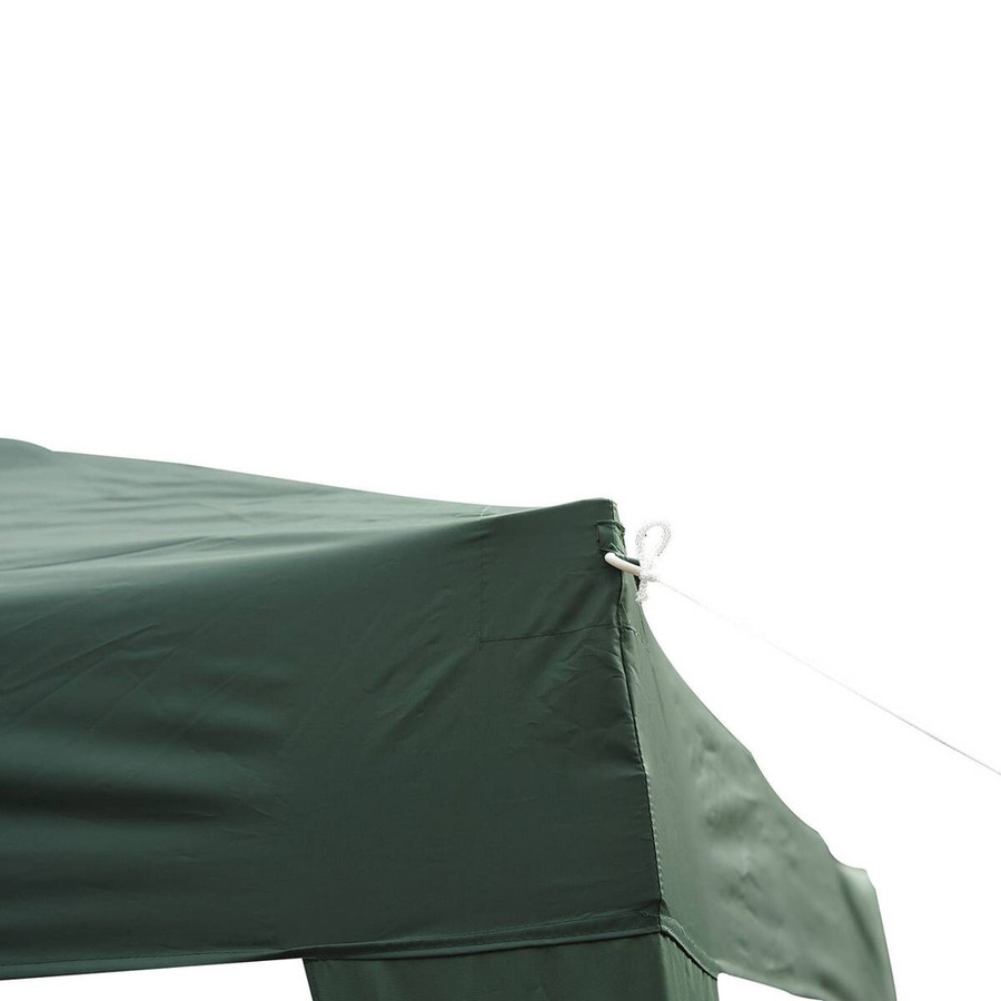 Outsunny Pavillon aus Stahl und Polyester in Grün, B/H/L: 240 x 250 x 240 cm - Bild 2