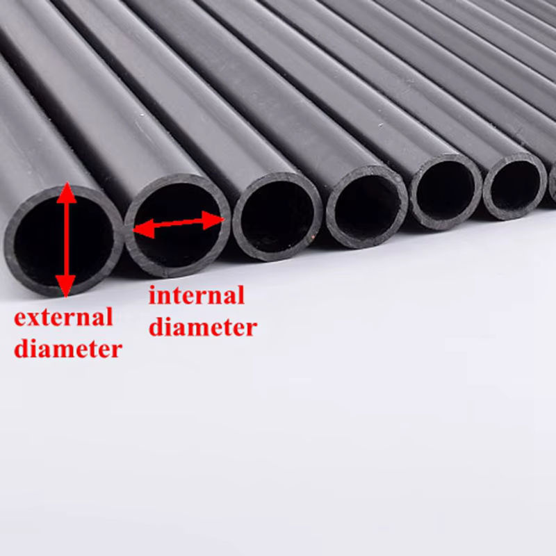2 Stück SgooHan PVC Wasserrohr Schwarz, Länge: 50 cm, Innendurchmesser: 2 mm bis 16 mm, Hohlrohr für Gartenbewässerung und Aquarium - Bild 2