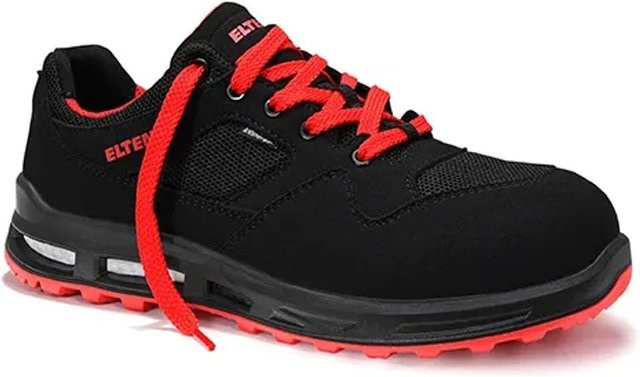 Elten Sicherheitshalbschuh Lakers Xxt Low Esd S1P in Schwarz-Rot, Größe 48 - Bild 1