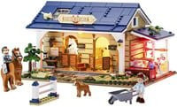 Lumibricks Pferdestall Konstruktionsspielzeug mit Bauernhof-Set aus Klemmbausteinen - Bild 1