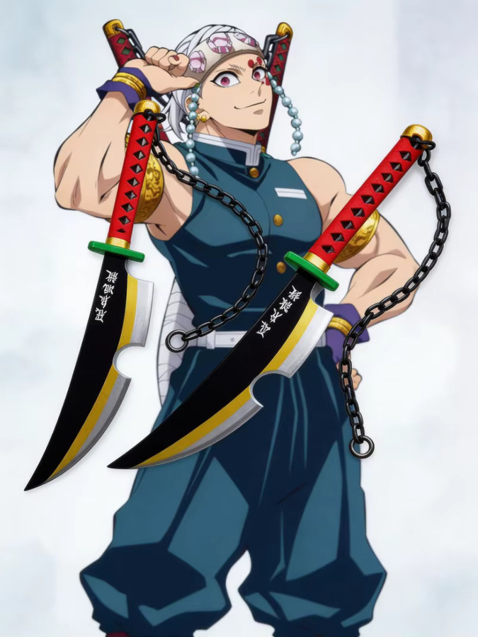 Bandai Demon Slayer Katana Schwert, Cosplay Requisiten, 40 Zoll - Bild 3