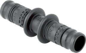 Geberit Mepla Kupplung aus Kunststoff d= 20mm in Schwarz und Transparent - Bild 1