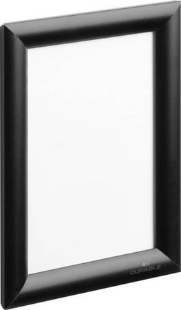 Durable Bilderwechselrahmen mit aufklappbarer Front in Schwarz für DIN A5
