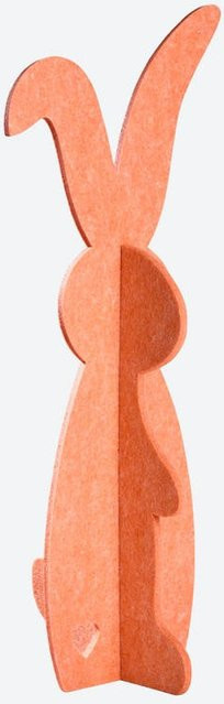NKD Deko-Hase aus Filz in Orange, B/T/H: 21 x 24,5 x 60 cm - Bild 1