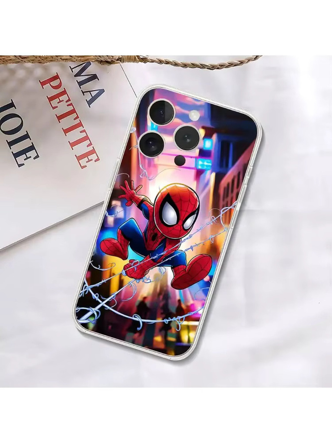 Mesuca Handyhülle Cool-S-Spider-M-Man für iPhone, transparente Abdeckung, mehrfarbig - Bild 4