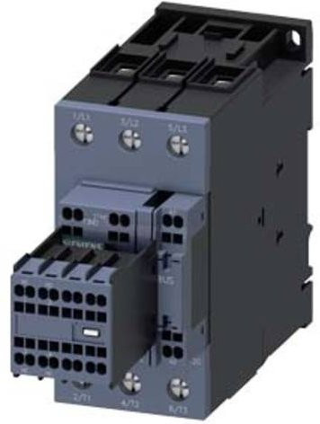 Siemens Leistungsschütz 3RT2036-3AF04 mit 3 Schließern, 690 V/AC, grau - Bild 1