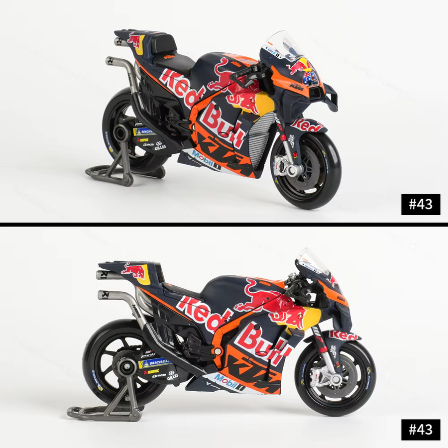 Maisto Red Bull KTM Factory Racing, Motorradmodell, 1:18, Metall, ab 3 Jahren - Bild 2