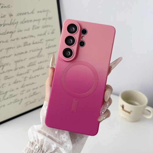 Gradient Liquid TPU Handyhülle für Samsung Galaxy S26 S24 S23 S22 S21 S20 FE Note20 Ultra Note10 Plus in Pink - Bild 1