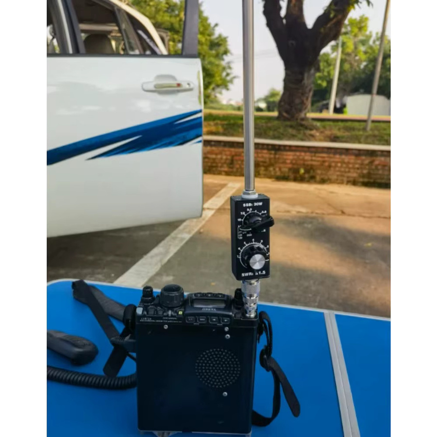 AISANRAY Kleine Peitsche HF-Kurzwellenantenne 30W QRP QRGp für 3,5 MHz-30 MHz, abgestimmt für Yaesu FT-817 K1 K3 USDX - Bild 2