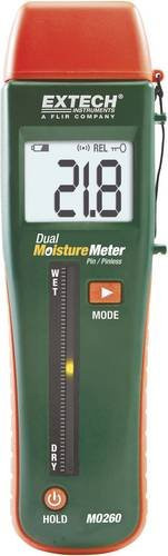 Extech MO260 Materialfeuchtemessgerät für Baufeuchtigkeit und Holzfeuchtigkeit mit Messbereich 0 bis 99,9% vol - Bild 1