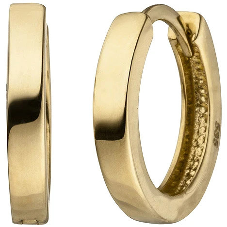 Colfem Creolen 585 Gelbgold, Unisex - Bild 1