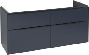 Villeroy & Boch Waschtischunterschrank Subway 3.0 in Grau Matt mit integrierter LED-Beleuchtung und Schubladen, B/T/H: 127,2 x 57,6 x 47,8 cm - Bild 1