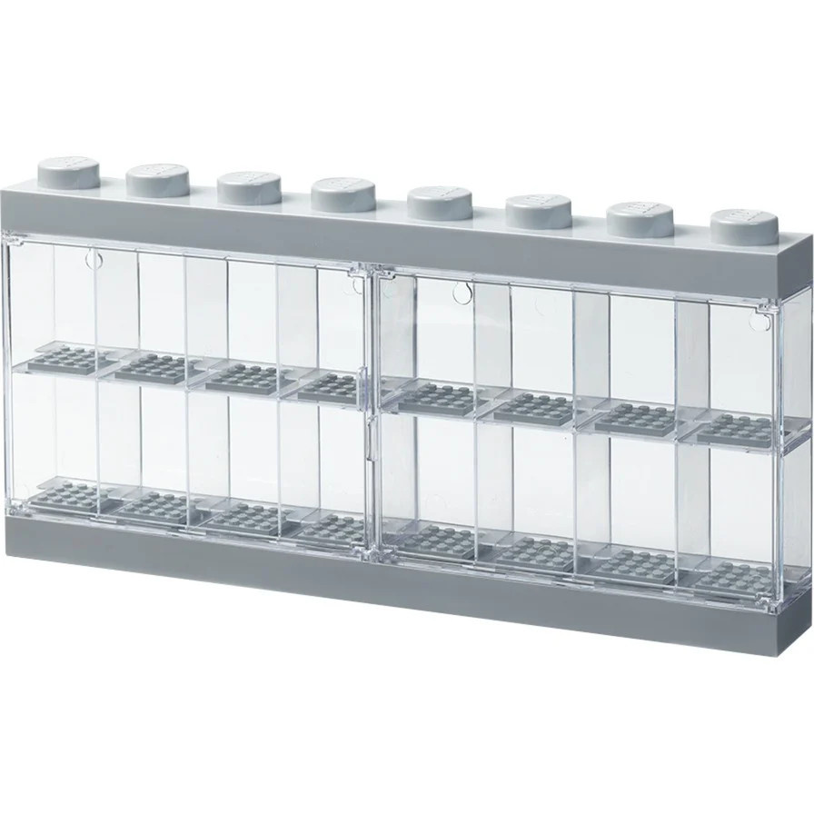 Room Copenhagen Display Case Aufbewahrungsbox in Transparent und Grau - Bild 1