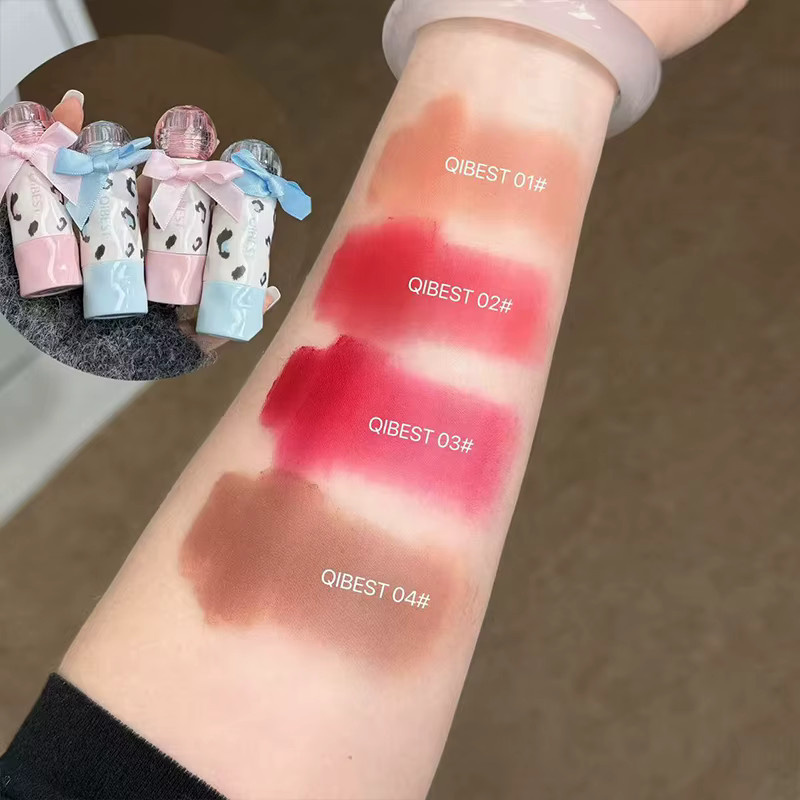 QIBEST Lippenstift, 4 Farben, matt, wasserfest, Damen - Bild 5