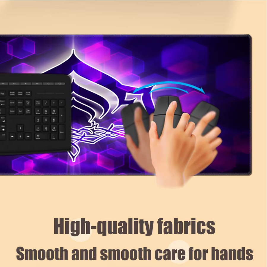 HYBXAXC XXL Gaming Mousepad rutschfeste Schreibtischunterlage für PC und Tastatur - Bild 2