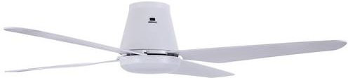 Lucci Air Deckenventilator Aria CTC mit LED Beleuchtung und Fernbedienung Weiß, Durchmesser: 122 cm, Höhe: 20 cm - Bild 1