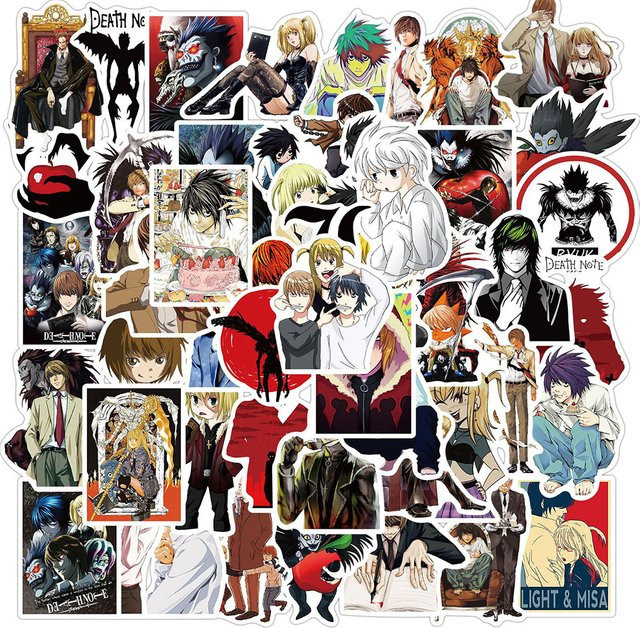 Bandai Death Note Anime Cartoon-Aufkleber, Bunt / Mehrfarbig - Bild 1