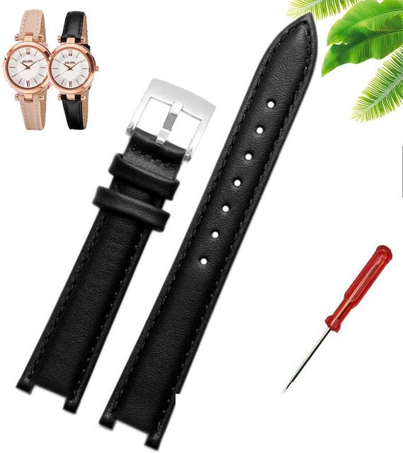 Folli Follie Uhrenarmband Leder, Schwarz, Damen - Bild 1