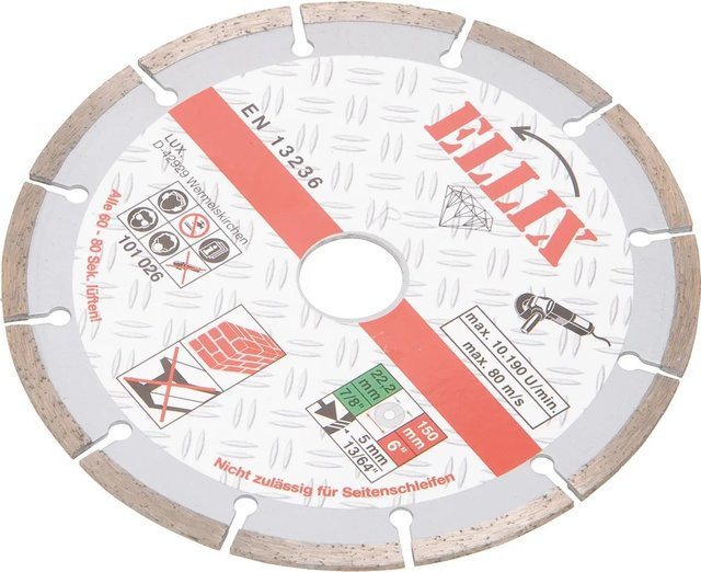 ELLIX Diamant-Trennscheibe für Stein und Beton Ø 150 mm - Bild 1