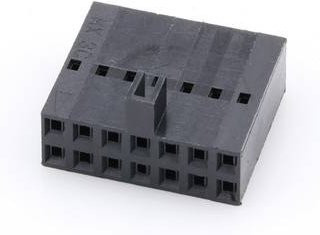 Molex Buchsengehäuse-Kabel Schwarz, 14 Polzahl, Rastermaß: 2.54mm, 22552142 - Bild 1