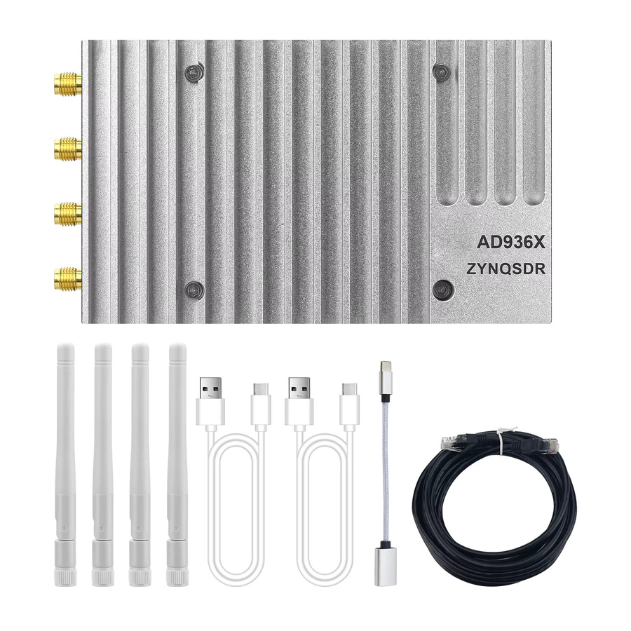 HamGeek ADI Pluto+Rev.5 SDR Software Defined Radio mit AD936x und XC7z020 FPGA, 70MHz-6GHz, Farbe: Silber - Bild 2