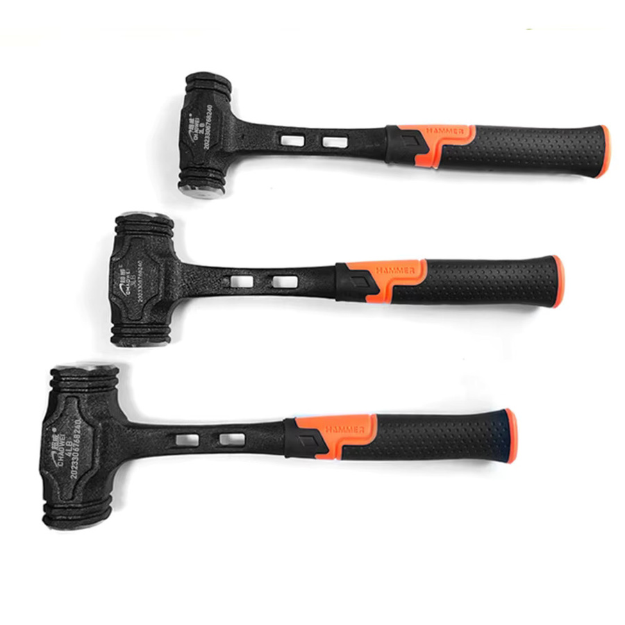 WOZOBUY Achteckiger Hammer aus massivem Eisen mit weichem Griff für Wandentfernungen - Bild 4