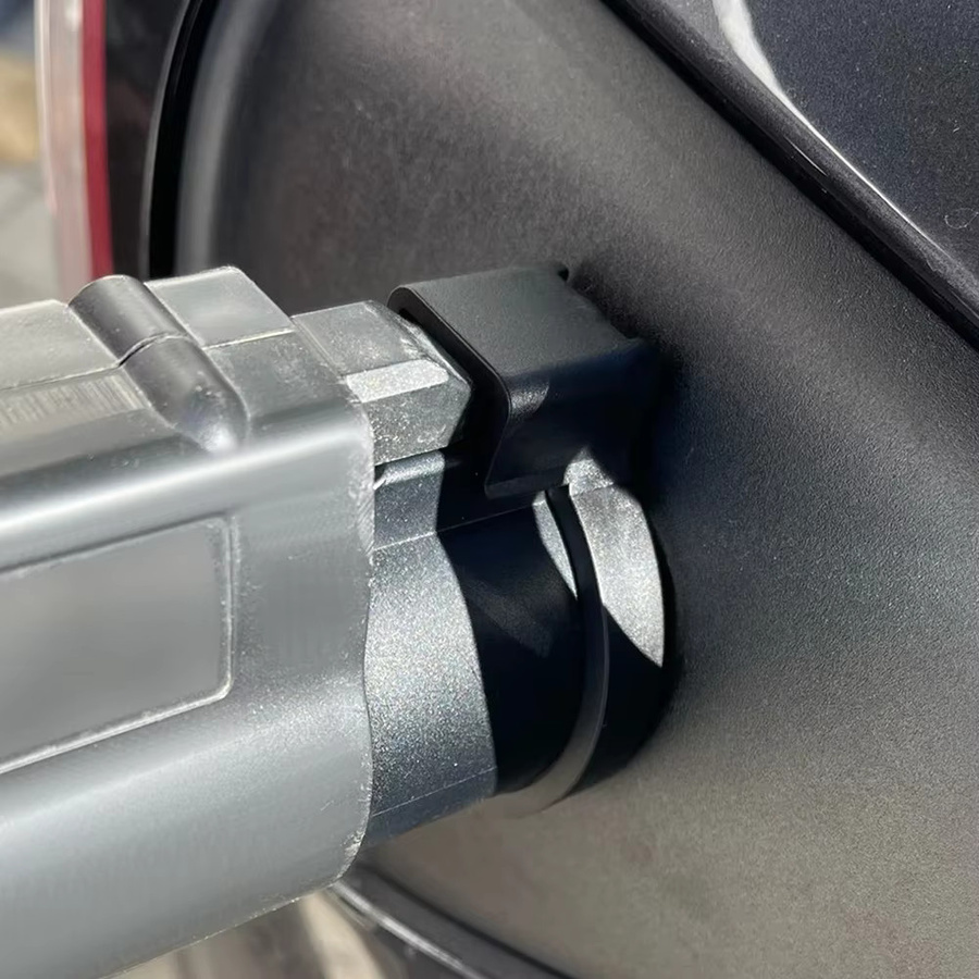 Tesla Ladeadapter Typ 1 auf J1772 für Modell X, Y, 3 und Model S (2021-2025) mit Ladeschloss zum Schutz, Schwarz - Bild 2