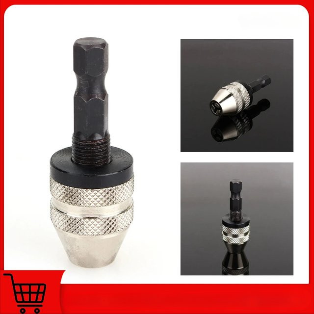 KKMOON Schnellspannbohrfutter mit Sechskantschaft Adapter, 1/4 Zoll, Spannbereich 0,3 bis 3,6 mm - Bild 1
