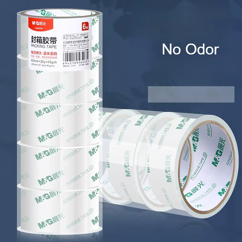 M&G Transparentes Klebeband für Expressverpackungen und Kartonversiegelungen, Breite: 48 mm - Bild 4