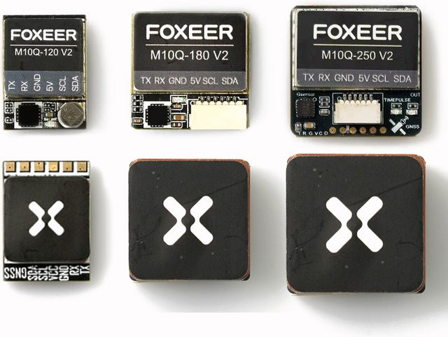 Foxeer M10Q V2 Dual Protocol GPS Modul mit integriertem Kompass und U-Blox M10050 in Schwarz - Bild 1