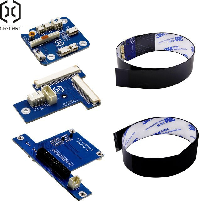 Artillery-3D Sidewinder X3 Plus/Pro Kabelsatz für Extruder-Übertragungsplatte E, X, Z, PCB und Motherboard in Blau - Bild 1