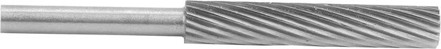 TOMTOP Wolframstahl Schleifkopf Schnitzfeile für Holzbearbeitung, Hartmetallfräser in Silber, B/D/H: 4 x 6 x 30 x 55 mm - Bild 1