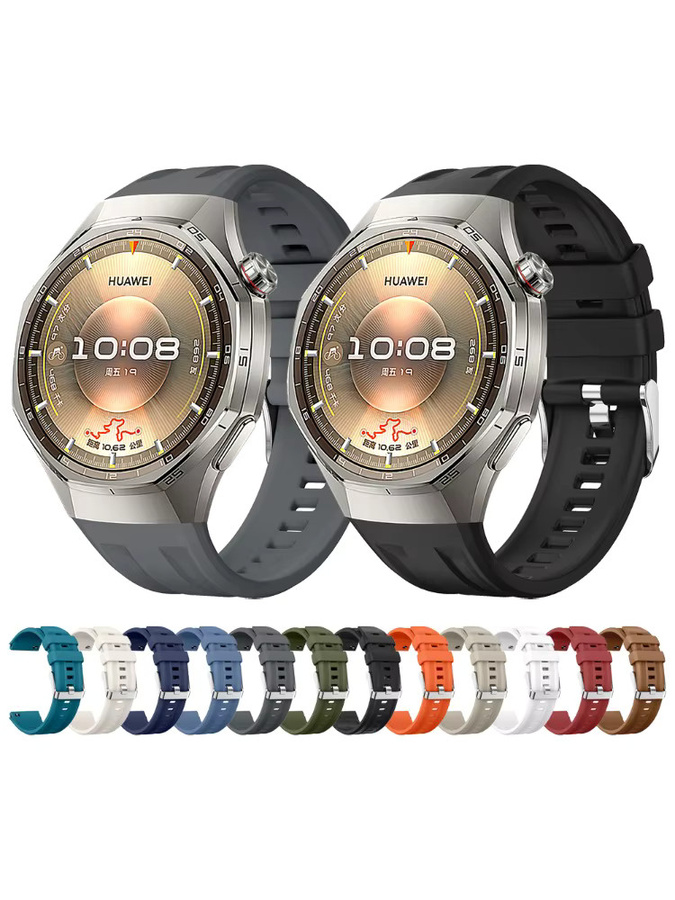 Huawei Uhrenarmband Silikon, Schwarz, Unisex - Bild 3