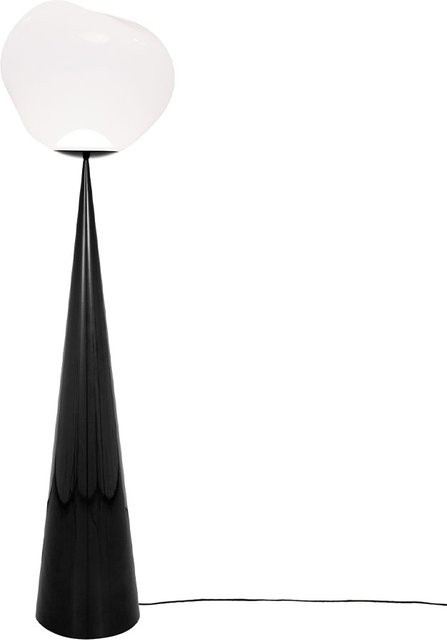 Tom Dixon Melt Cone Fat LED-Stehleuchte in Schwarz mit Opalglas und integriertem LED-Leuchtmittel (3000K) - Bild 1