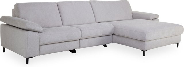 Polsterecke MONDO MAESTRA in Beige und Weiß, modernes L-Shape Sofa mit Stoffbezug und Federkern, Breite: 275 cm, Tiefe: 165 cm, Höhe: 166 cm - Bild 1