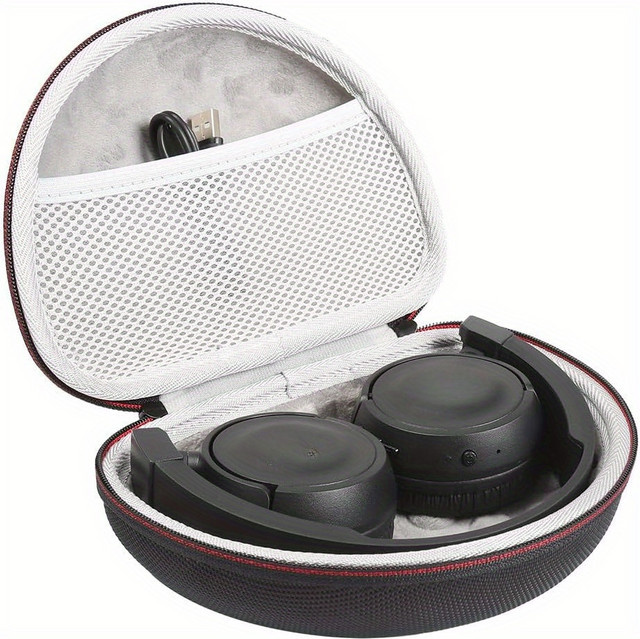 Lousxy Kopfhörerhülle in Schwarz für JBL Tune 510BT 500BT 600BTNC T450BT 660NC JR 300BT 310BT und Sony MDR-ZX110 als Schutzhülle für kabellose und kabelgebundene Kopfhörer - Bild 1