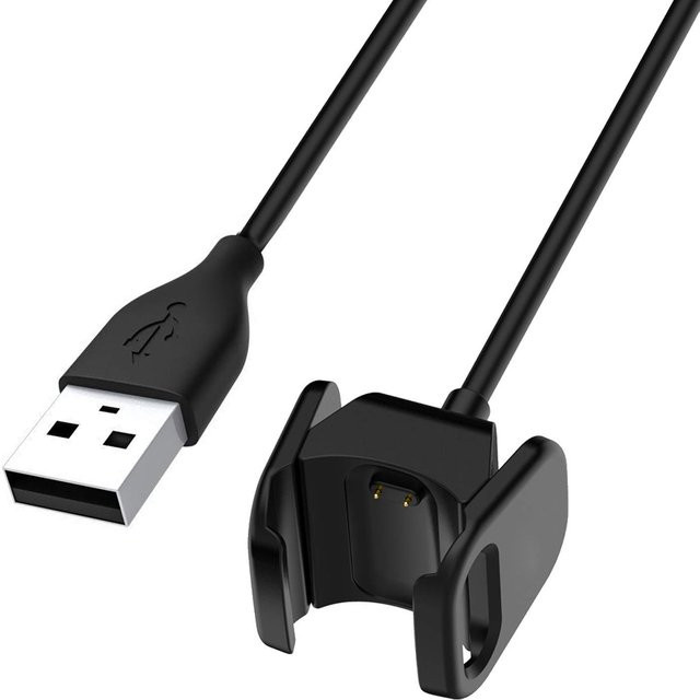Fitbit Charge 3 USB-Smartwatch-Ladegerät Ersatz-Ladekabel in Schwarz - Bild 1
